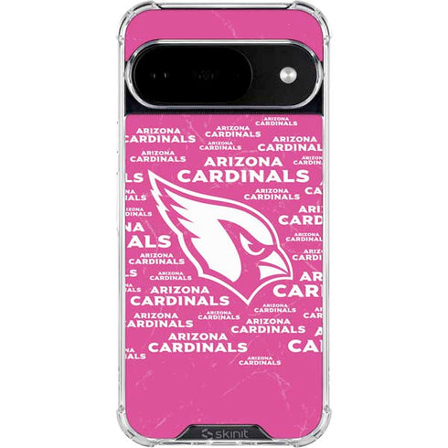 NFL Arizona Cardinals Pink Blast Google Pixel 10 Clear Case